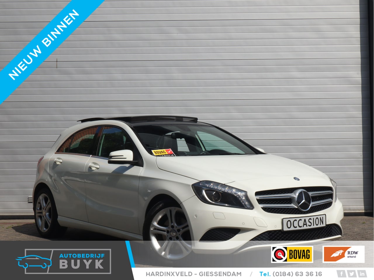 Mercedes-Benz A-klasse - 180 Ambition PANO | AUTOMAAT | PDC | CRUISE | BLUETOOTH | ORIGINEEL NL | LEDER - AutoWereld.nl