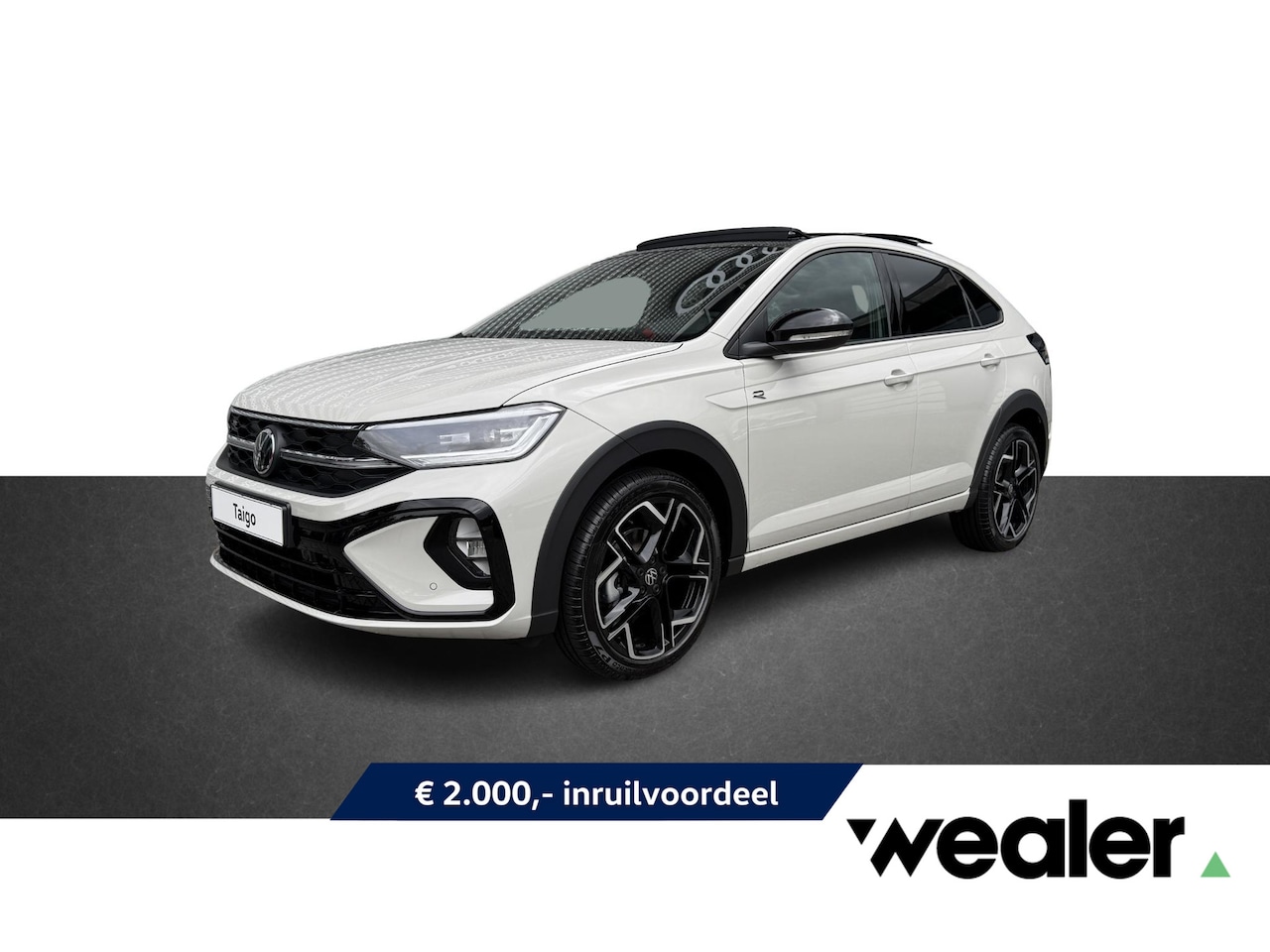 Volkswagen Taigo - R-Line-Edition 1.0 85 kW / 116 pk TSI CUV 7 versn. | Panoramadak | - AutoWereld.nl