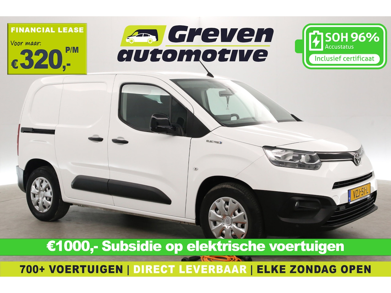 Toyota ProAce City - 50 kWh | Snelladen | SOH 96% | Virtual Cockpit | Airco | 3 Zits | Cruise | Carplay | Parke - AutoWereld.nl