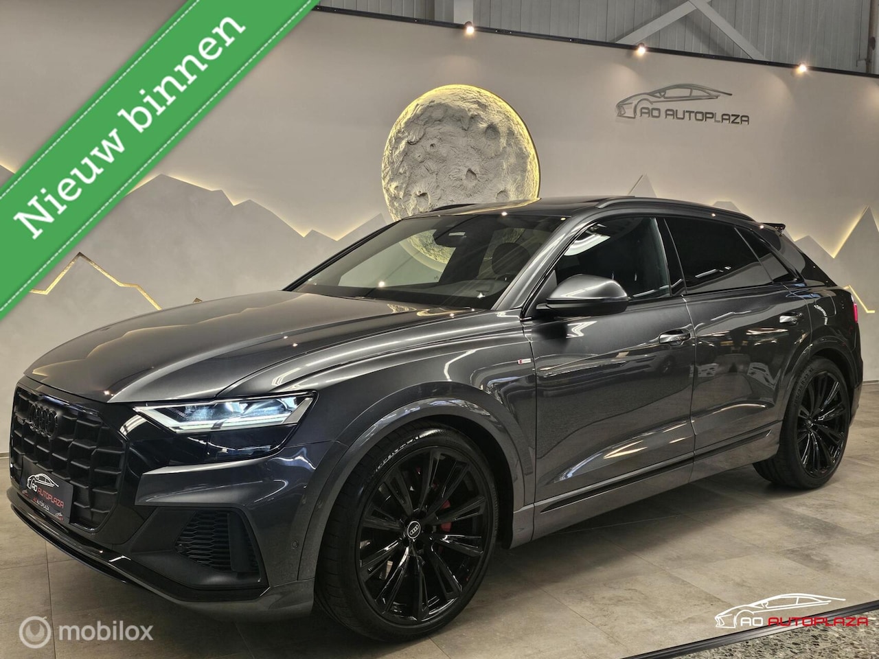 Audi Q8 - 55 TFSI e quattro 3x S-line Panorama/B&O Advanced/Luchtvering/SQ8 diffuser - AutoWereld.nl