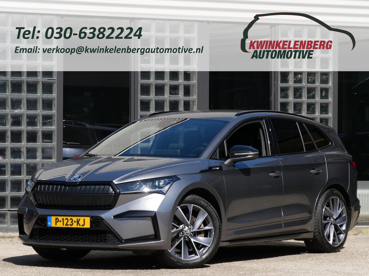 Skoda Enyaq iV - 80 SPORTLINE/ TREKHAAK/ WARMTEPOMP/ MATRIX LED/ SOH 96% - AutoWereld.nl