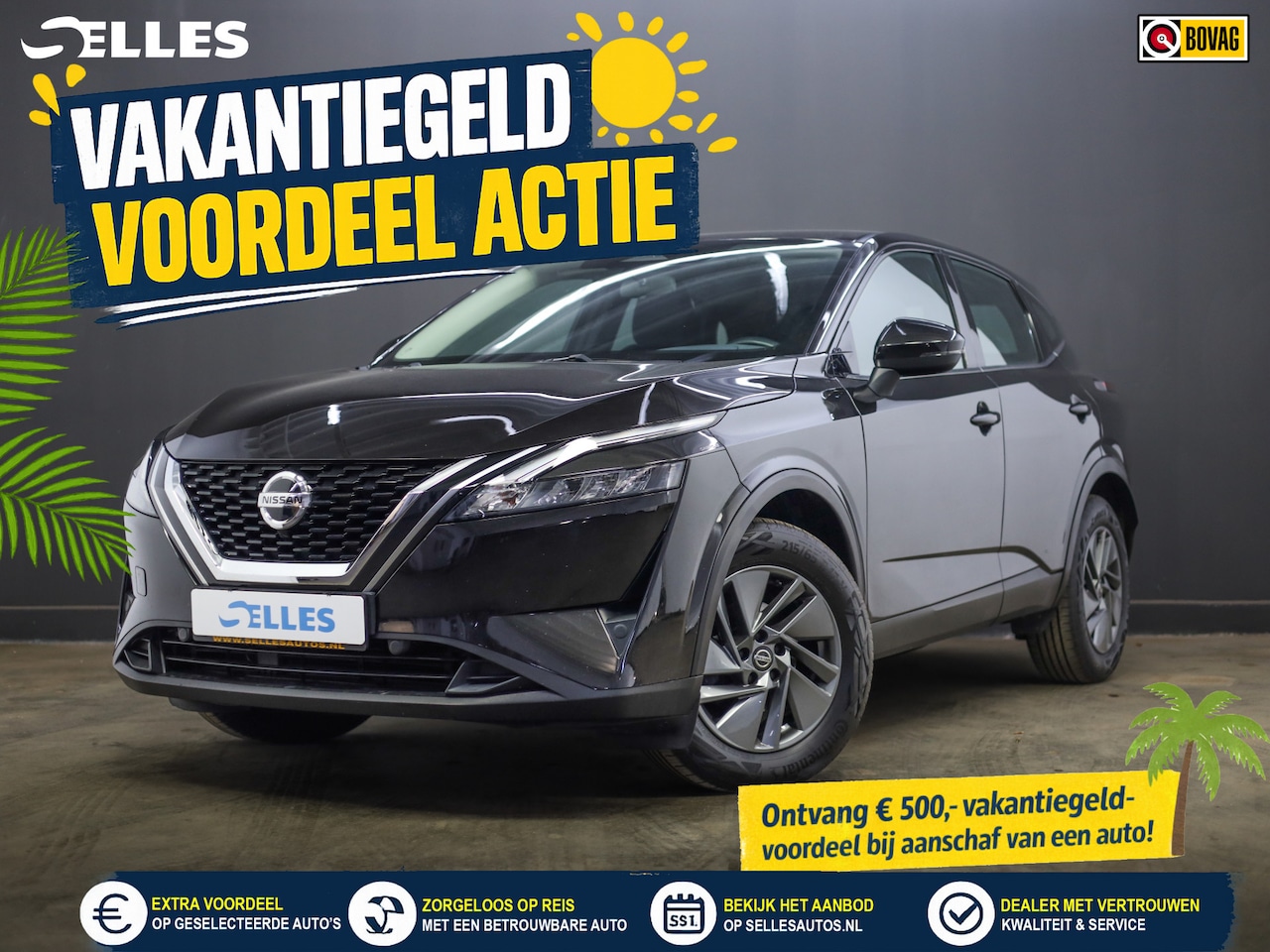 Nissan Qashqai - 1.3 MHEV Xtronic Acenta Adaptieve Cruisecontrol | Applecarplay | Camera - AutoWereld.nl