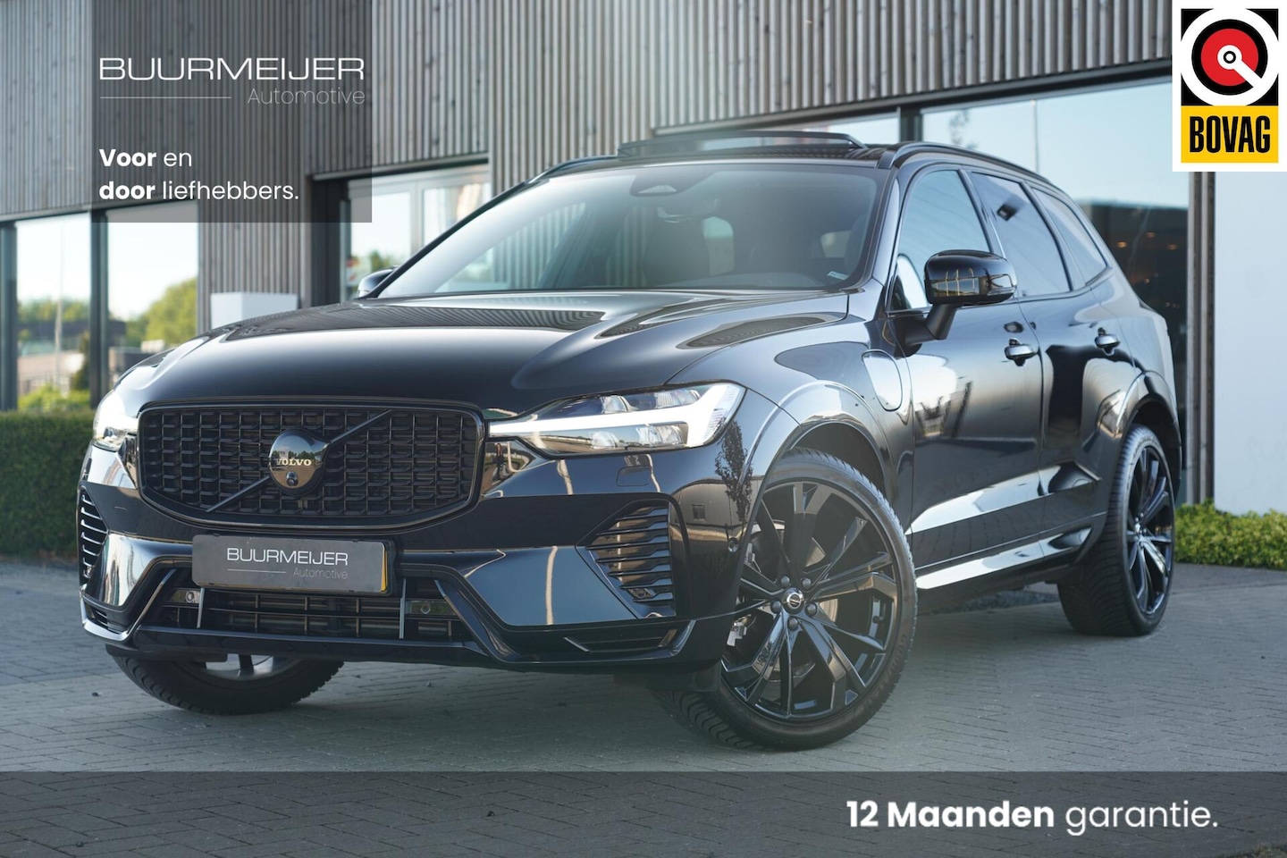 Volvo XC60 - T6 Plug-in hybrid AWD Ultra Black Edition Long Range | Luchtvering | Trekhaak | HUD | Pano - AutoWereld.nl