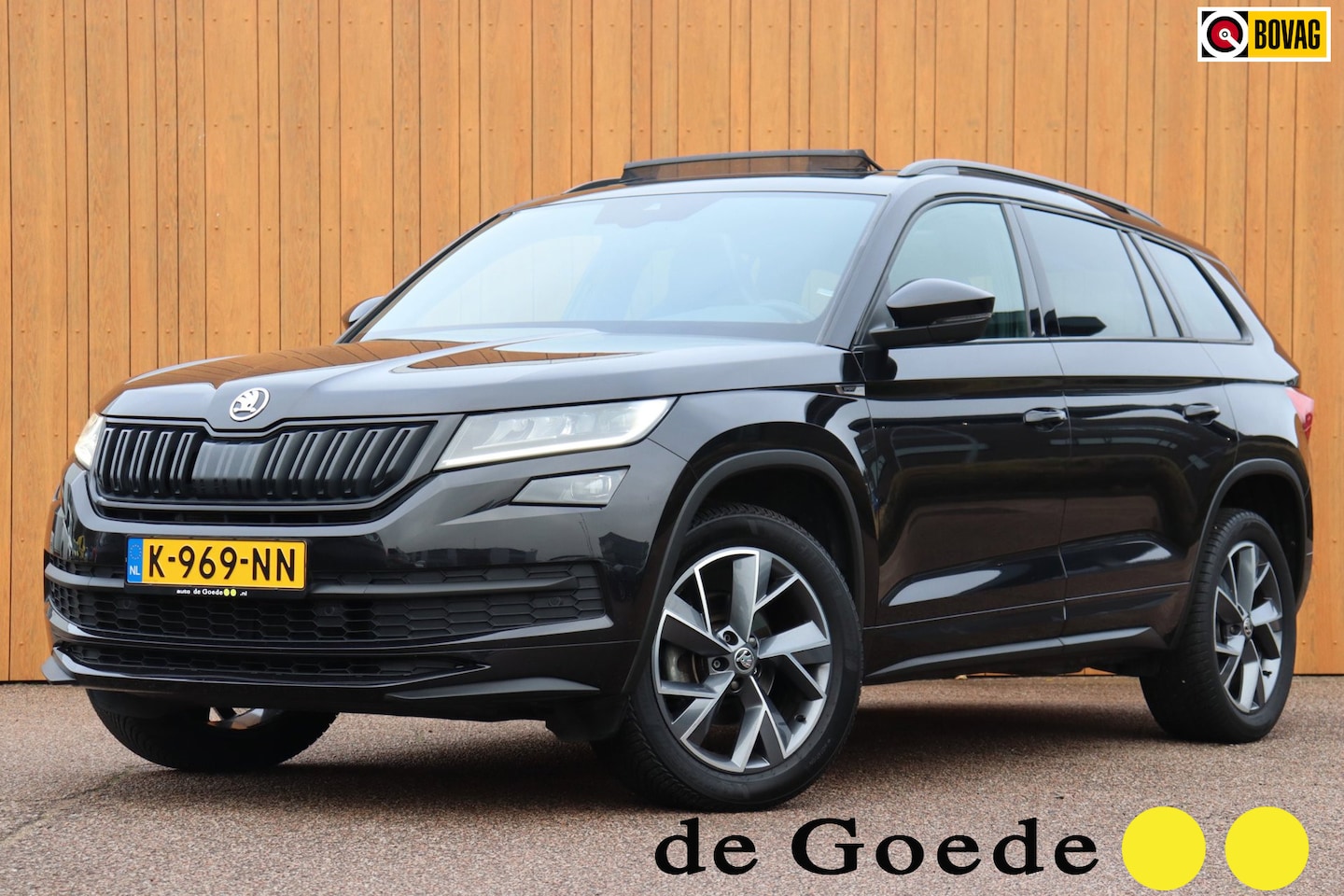 Skoda Kodiaq - 1.5 TSI Sportline Business org. NL-auto half-leer+el+mem+vw+stuur a-camera digitaal-dashbo - AutoWereld.nl