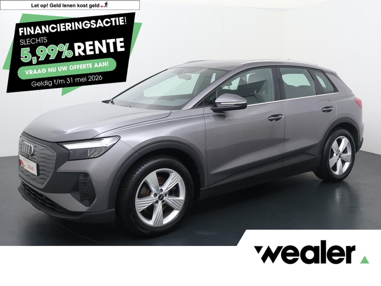 Audi Q4 e-tron - 35 Launch edition 55 kWh | 170 PK | SoH 90% |  Navigatiesysteem | Lederen bekleiding | 19" - AutoWereld.nl
