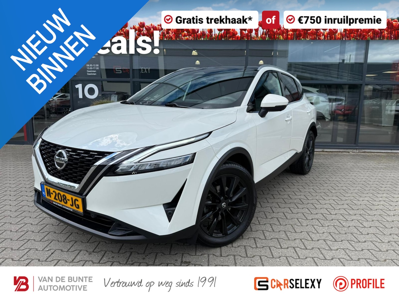 Nissan Qashqai - 1.3 MHEV Xtronic Tekna *NL Auto & ACC* - AutoWereld.nl
