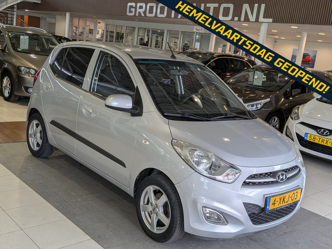 Hyundai i10 - 1.1 i-Catcher Automaat Airco, Stuurbekrachtiging - AutoWereld.nl