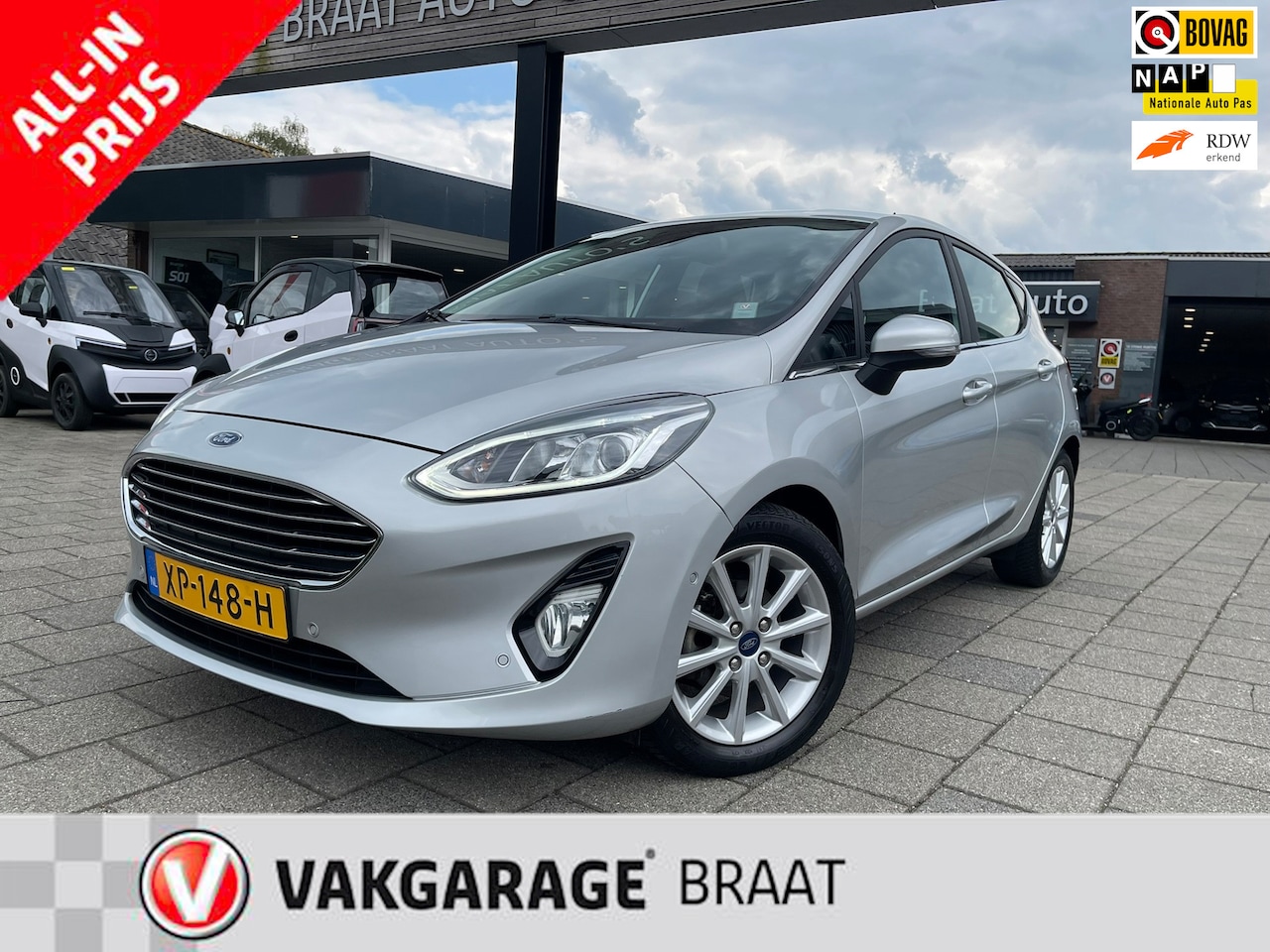 Ford Fiesta - 1.0 EcoBoost Titanium l CARPLAY l CRUISE l CAMERA - AutoWereld.nl