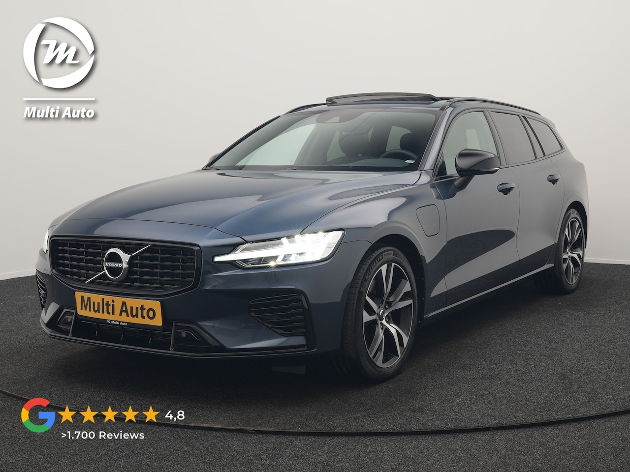 Volvo V60 - T6 Recharge AWD R-Design PHEV 340pk Dealer O.H | Trekhaak Af Fabriek | Panodak | Harman / - AutoWereld.nl