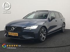 Volvo V60 - T6 Recharge AWD R-Design PHEV 340pk Dealer O.H | Trekhaak Af Fabriek | Panodak | Harman /