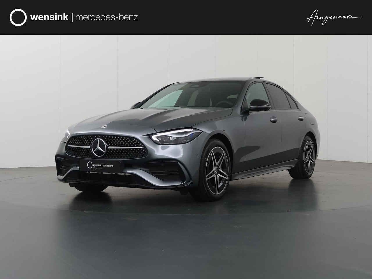 Mercedes-Benz C-klasse - 300e Business Solution AMG | Stoelventilatie | | Panoramaschuifdak | Burmester | AMG-line - AutoWereld.nl