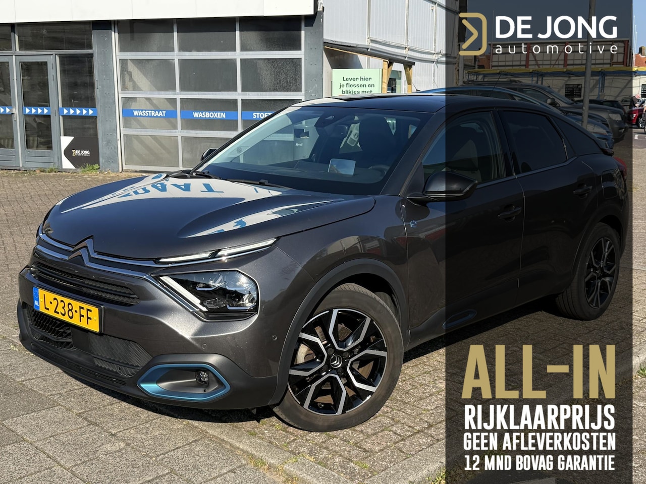 Citroën Ë-C4 - Shine 50 kWh ALL-INRIJKLAARPRIJS/Navi/Camera/Glazen panoramadak/Open dak - AutoWereld.nl