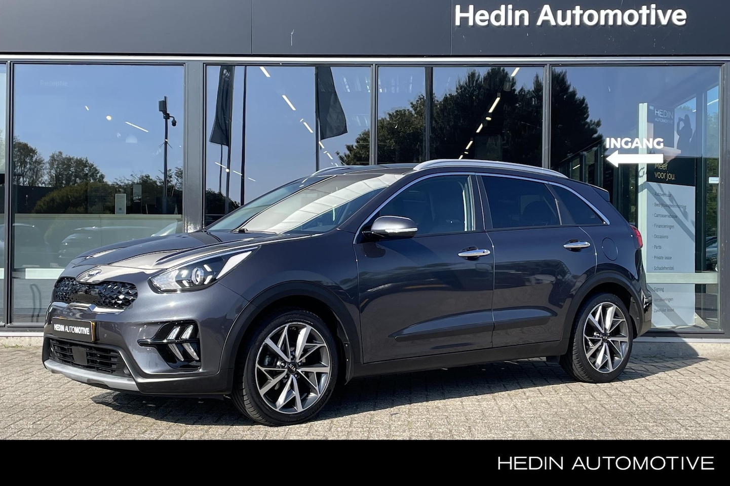 Kia Niro - 1.6 GDi Hybrid DynamicPlusLine | 18" velgen | Stoel- en stuurverwarming | Camera | Adaptie - AutoWereld.nl