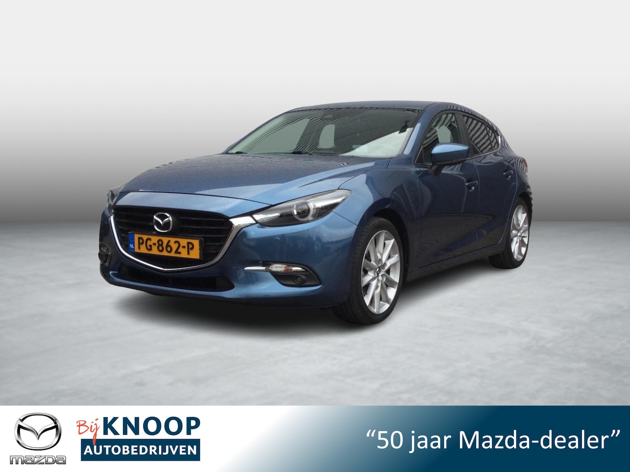 Mazda 3 - 2.0 SkyActiv-G 120 SkyLease GT | Camera | Navi | Cruise | Trekhaak | - AutoWereld.nl