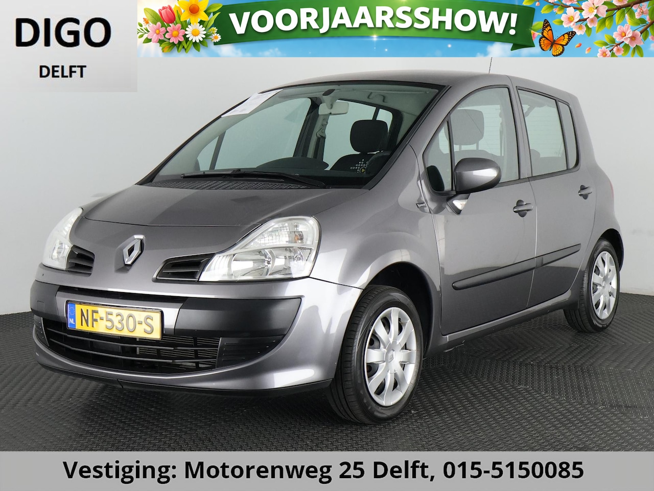 Renault Modus - 1.2-16V NIGHT & DAY NW. DISTRIBUTIESET 62.000KM! AIRCO.LM VELGEN UNIEKE KM STAND. - AutoWereld.nl