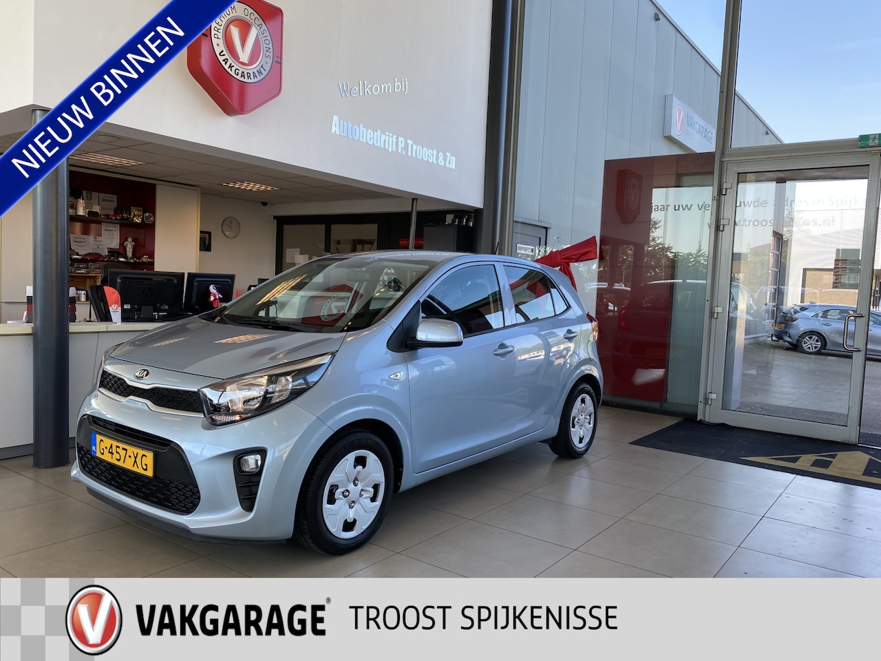 Kia Picanto - 1.0 MPi ComfortLine,Airco,Bluetooth,Elektrischpakket,Mp3-Speler,Aux Usb Aansluiting - AutoWereld.nl