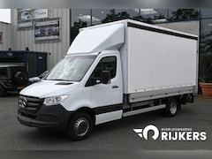 Mercedes-Benz Sprinter - 517 CDI L3 Schuifzeil met laadklep 3500 KG trekhaak, Geveerde stoel, Huifzeil, Zeilwagen
