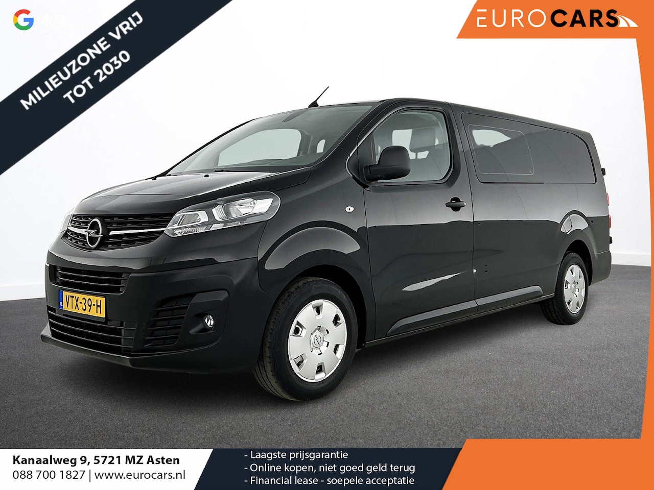Opel Vivaro - 2.0 145 pk L3H1 Edition Dubbele Cabine Airco Bluetooth Navigatie Parkeersensoren Trekhaak - AutoWereld.nl