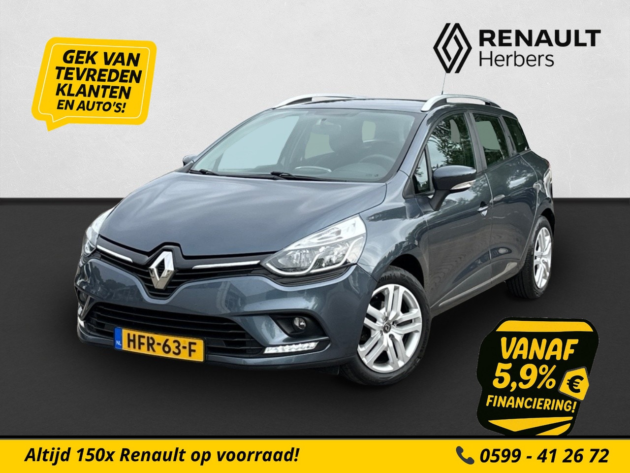 Renault Clio Estate - 0.9 TCe Zen AIRCO / STOELVERWARMING / NAVI - AutoWereld.nl