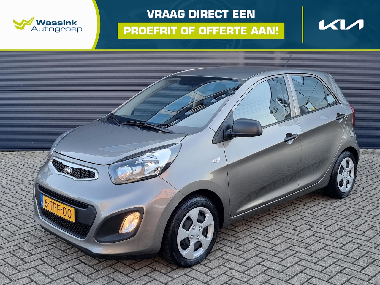 Kia Picanto - 1.2 CVVT ComfortLine Automaat | Airco | Navigatie | Parkeersensoren | Bluetooth | All Seas - AutoWereld.nl