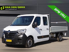 Renault Master - T35 2.3 dCi L3 OPEN LAADBAK, 150PK, DC-7P, AIRCO, TREKHAAK, DUBBELE CABINE, PICK-UP, OPENL