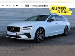 Volvo V90 - T6 Plug-in hybrid AWD Ultra Dark | Trekhaak | Panoramadak | Luchtvering | Verwarmbare voor
