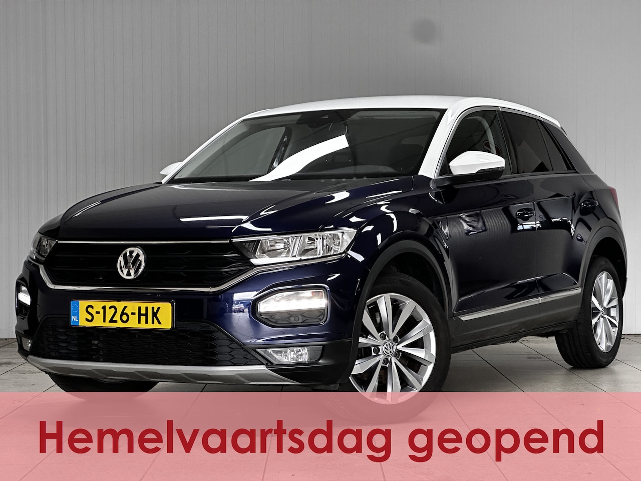 Volkswagen T-Roc - 1.0 TSI Style/ Trekhaak/ LED Dagrijverl./ Stoelverw./ 17''LMV/ Clima/ Cruise.Adaptief/ Blu - AutoWereld.nl