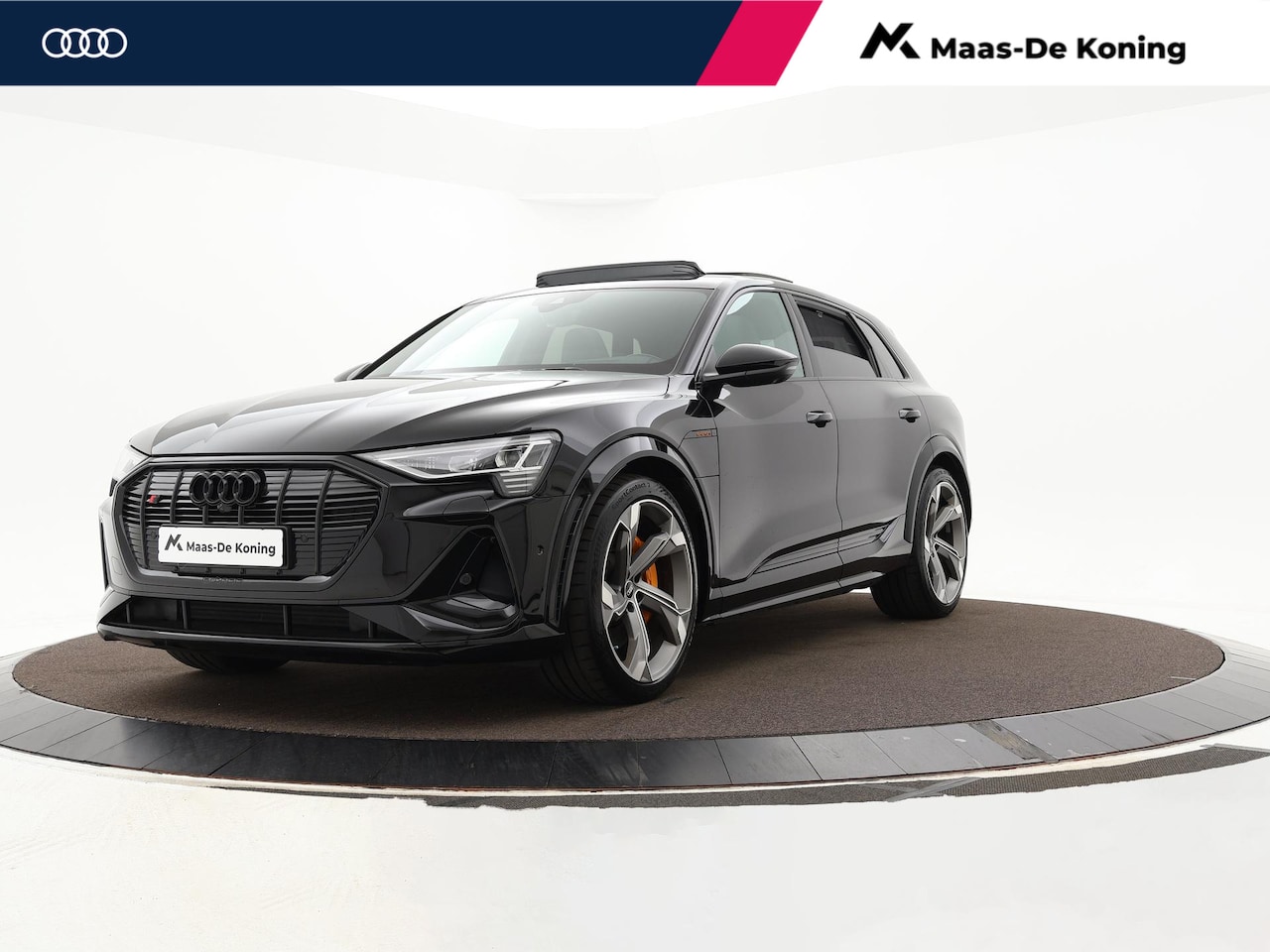 Audi e-tron - S 503pk Quattro 95 kWh · SOH 98,5% · Panoramadak · Afneembare Trekhaak · 360 Camera · Bang - AutoWereld.nl
