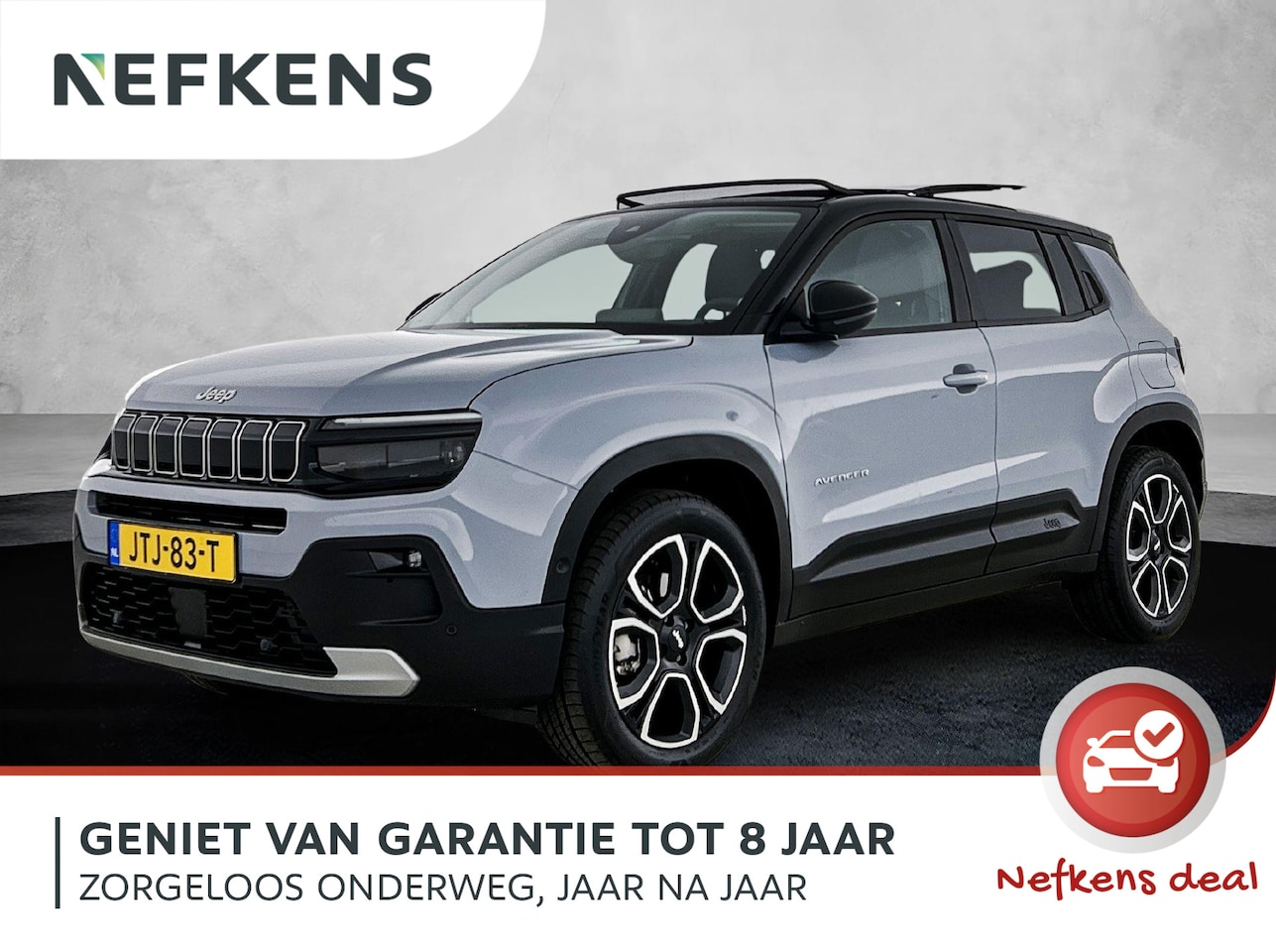 Jeep Avenger - 1.2 e-Hybrid Summit 110pk Automaat | Schuif-/Kanteldak | Infotainment & Convenience pack | - AutoWereld.nl
