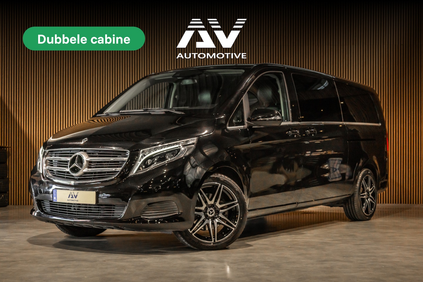Mercedes-Benz V-klasse - 220d Extra Lang DC | Elek schuifdeuren | Navigatie | Stoelverwarming | Lederen bekleding | - AutoWereld.nl