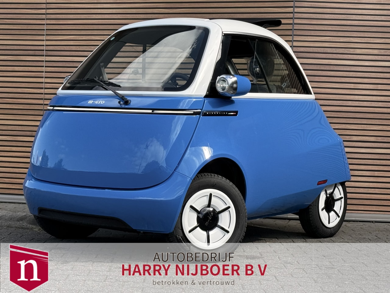 Microlino Microlino - micro L7 Zurich Blue duo Color 11KWh (90KM) (Range177km) Nieuwprijs: € 22.789,- - AutoWereld.nl