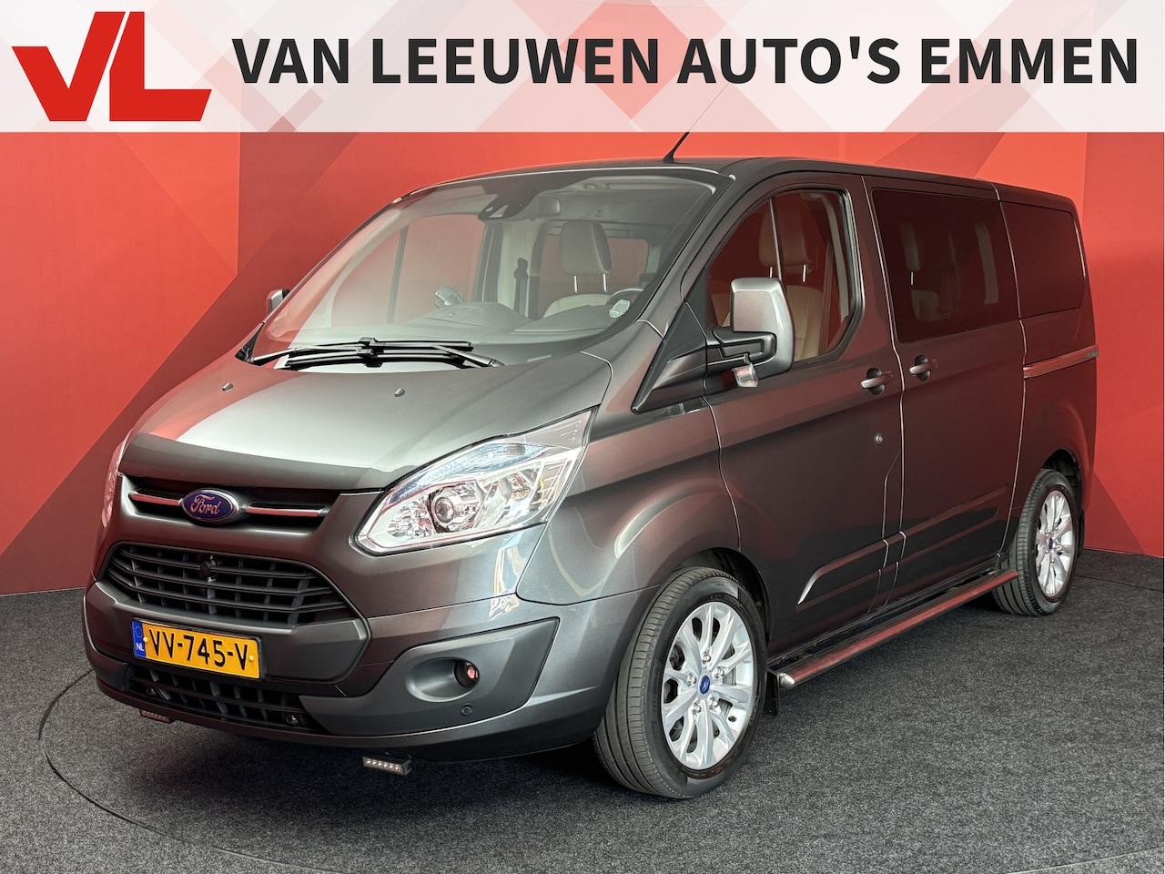 Ford Transit Custom - 270 2.2 TDCI L1H1 Anniversary Edition DC | Marge | Camera | Leder | Trekhaak | - AutoWereld.nl