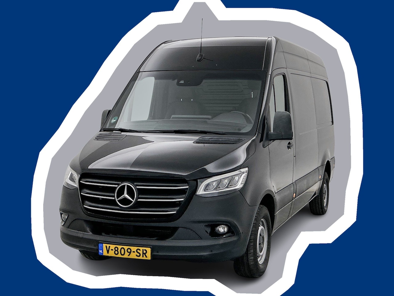 Mercedes-Benz Sprinter - 319 3.0 CDI L2H2 V6 Led v+a Navigatie Camera Geveerde stoel Trekhaak 2.8t Climate control - AutoWereld.nl