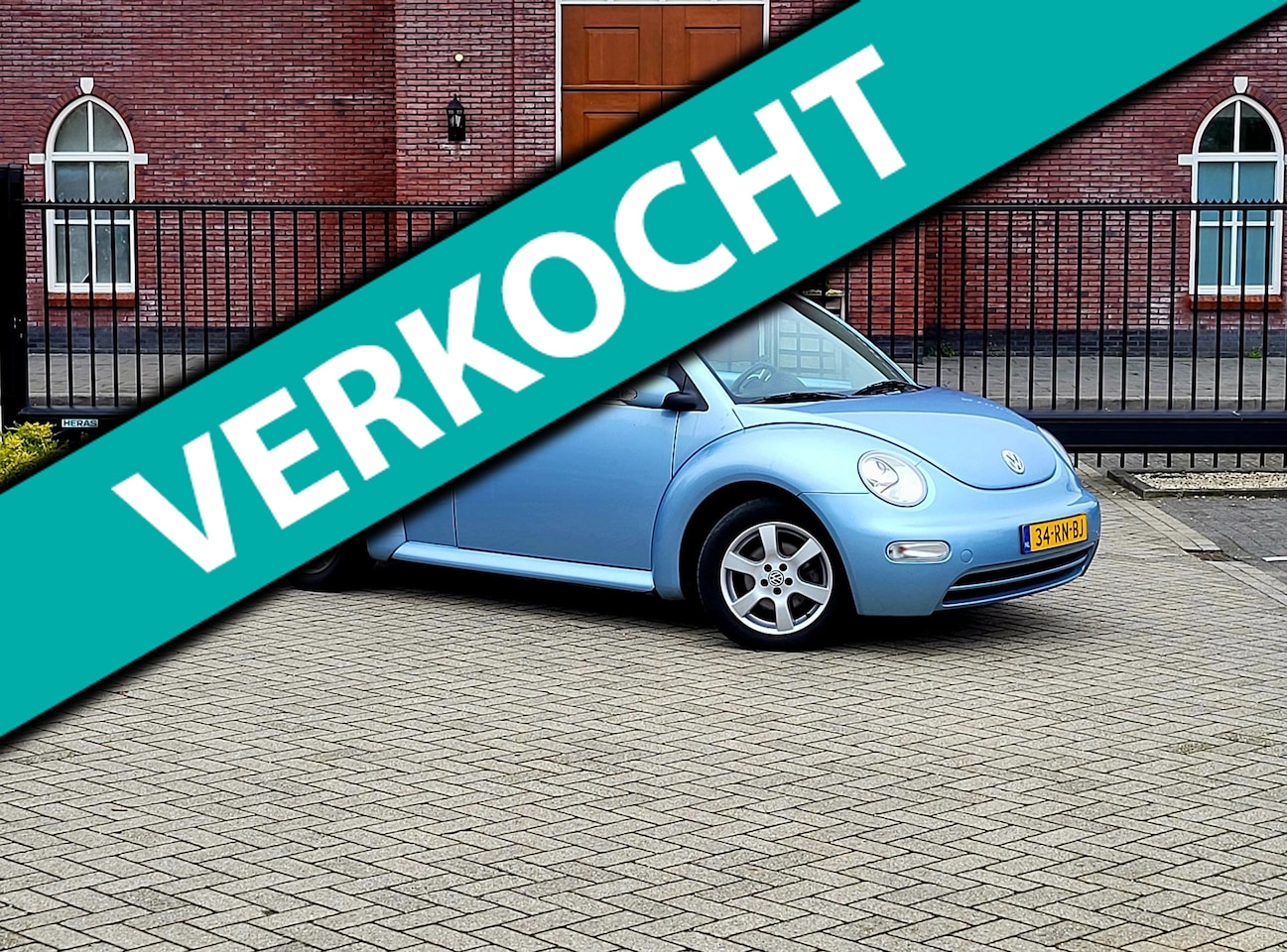 Volkswagen New Beetle Cabriolet - 1.6 Turijn Comfort / Airco / Elektrische ramen / Nap - AutoWereld.nl