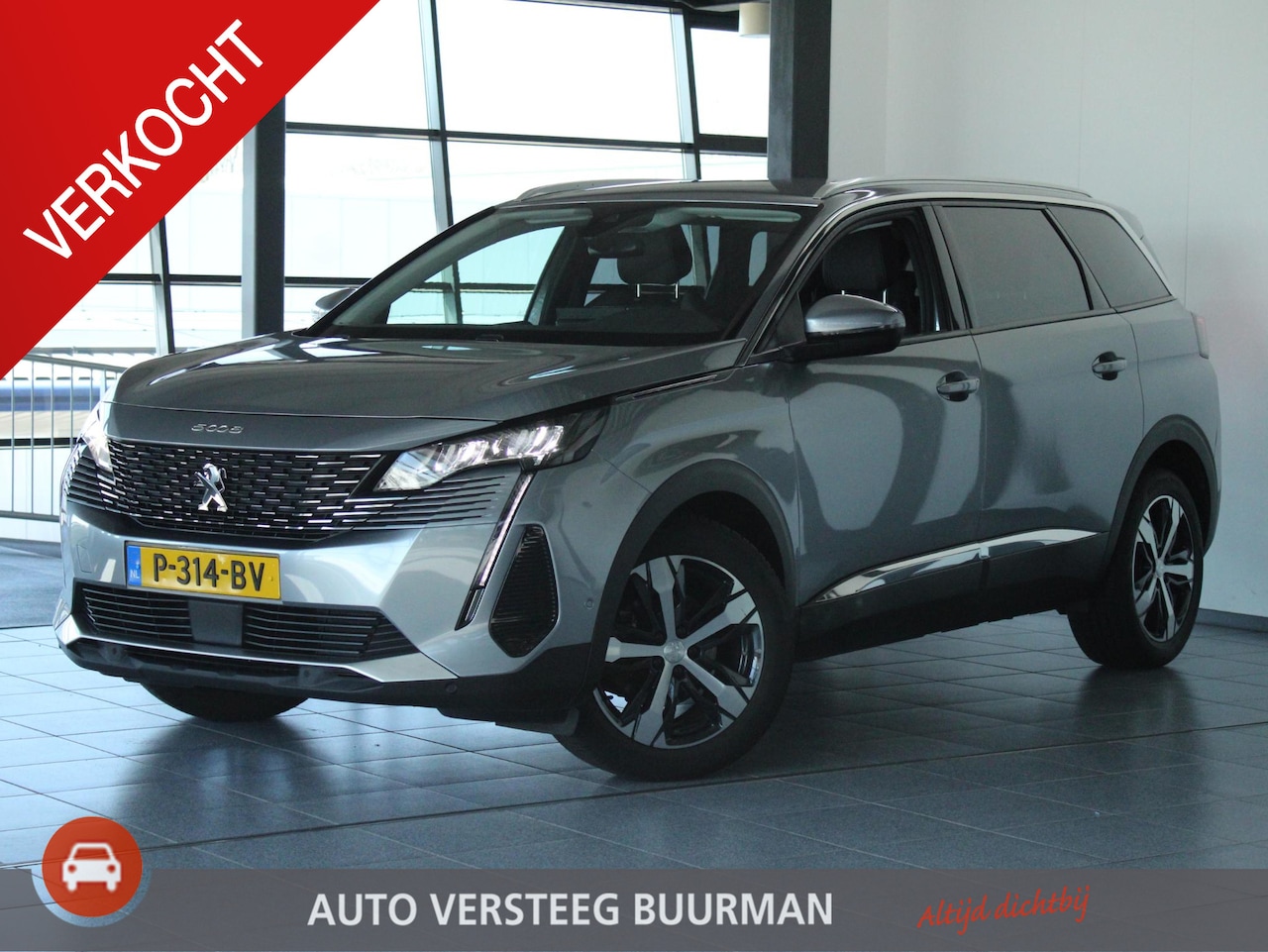 Peugeot 5008 - 1.2 PureTech Allure 7 persoons, Achteruitrij camera, Keyless entry, Stoelverwarming, Navig - AutoWereld.nl