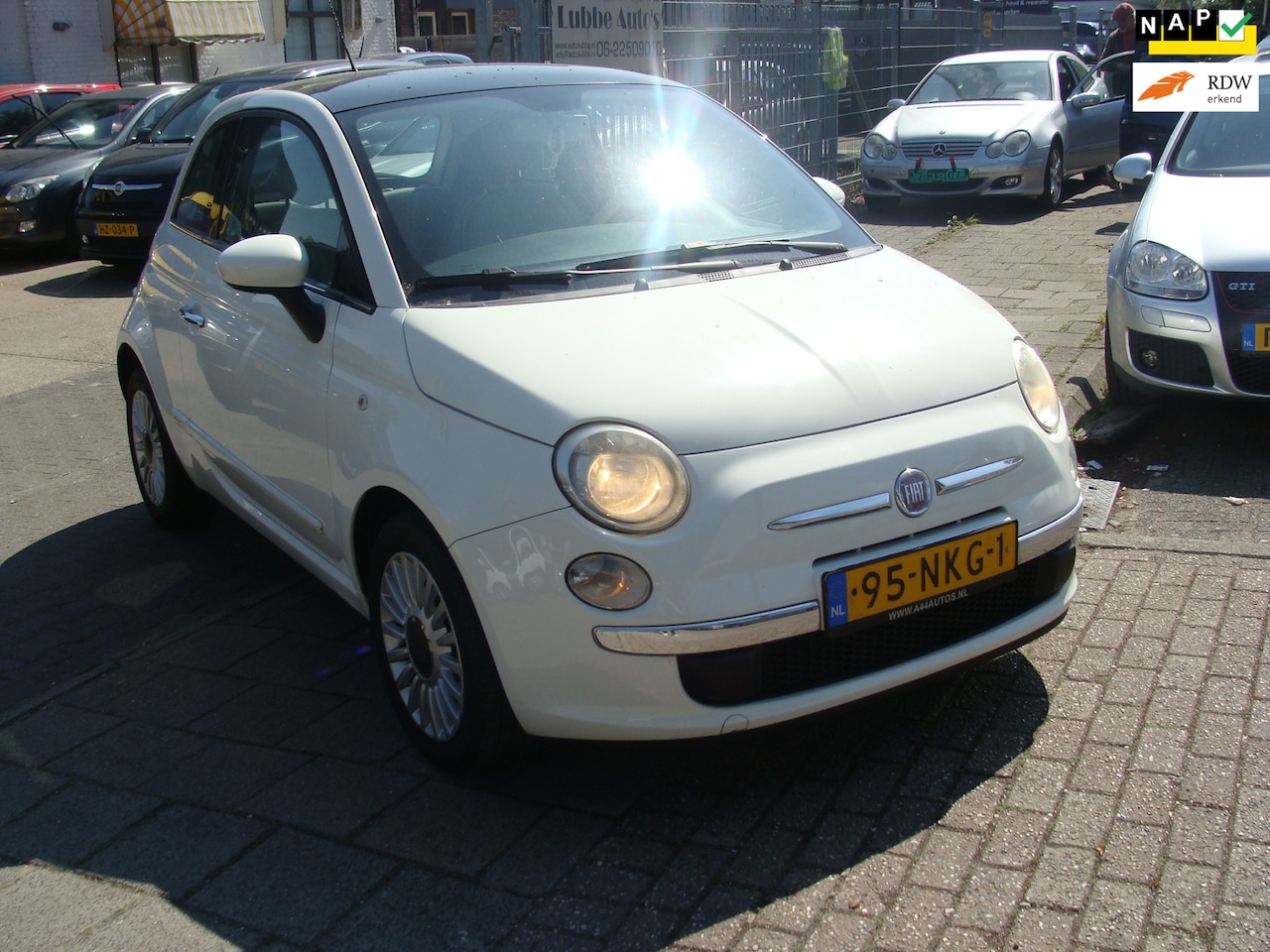 Fiat 500 - 1.2 Lounge autom airco pano nap apk - AutoWereld.nl