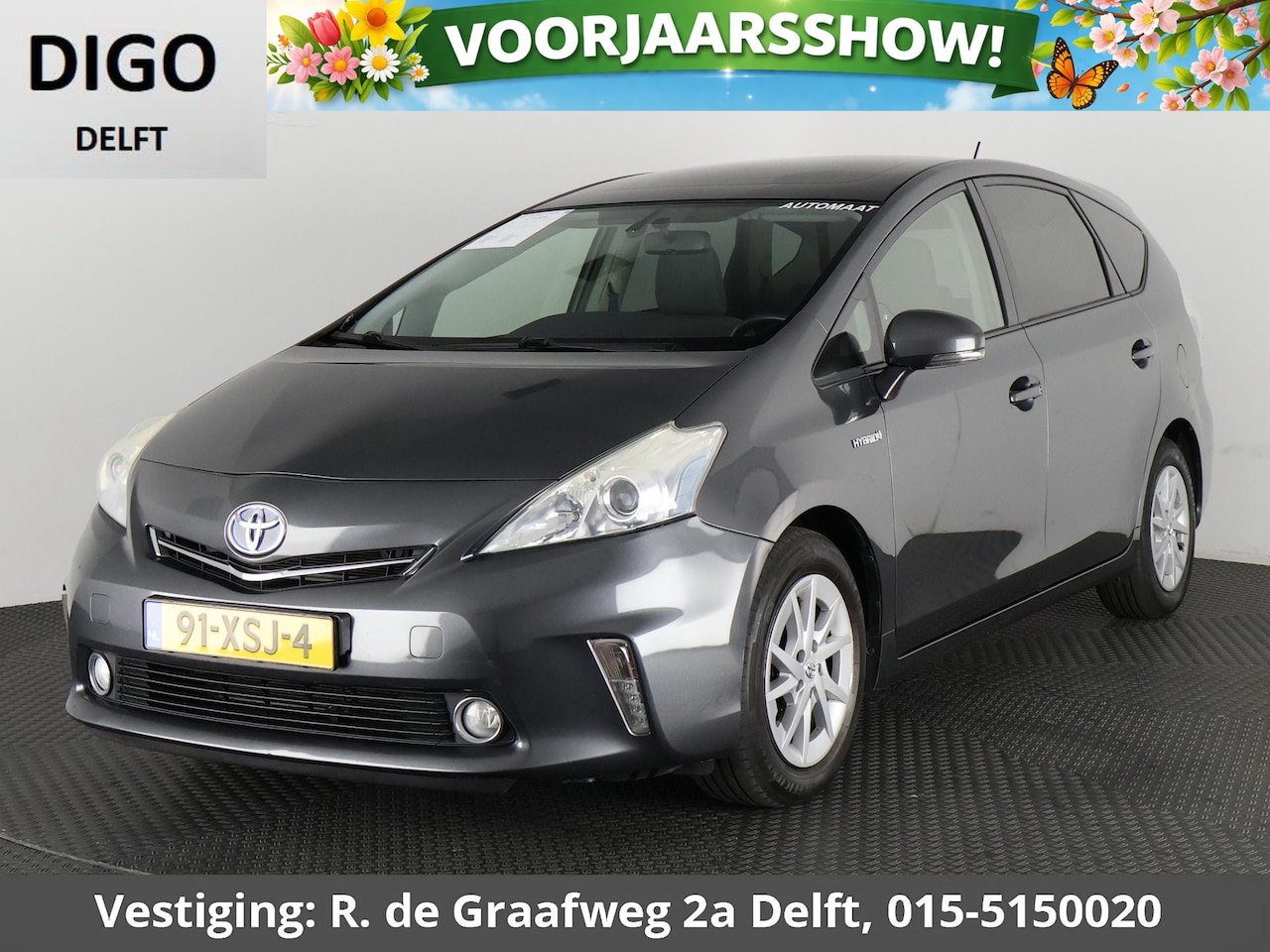 Toyota Prius Wagon - 1.8 Hybrid Aspiration 7-persoons | Navigatie | Panoramadak | Dealer Onderhouden | Parkeers - AutoWereld.nl