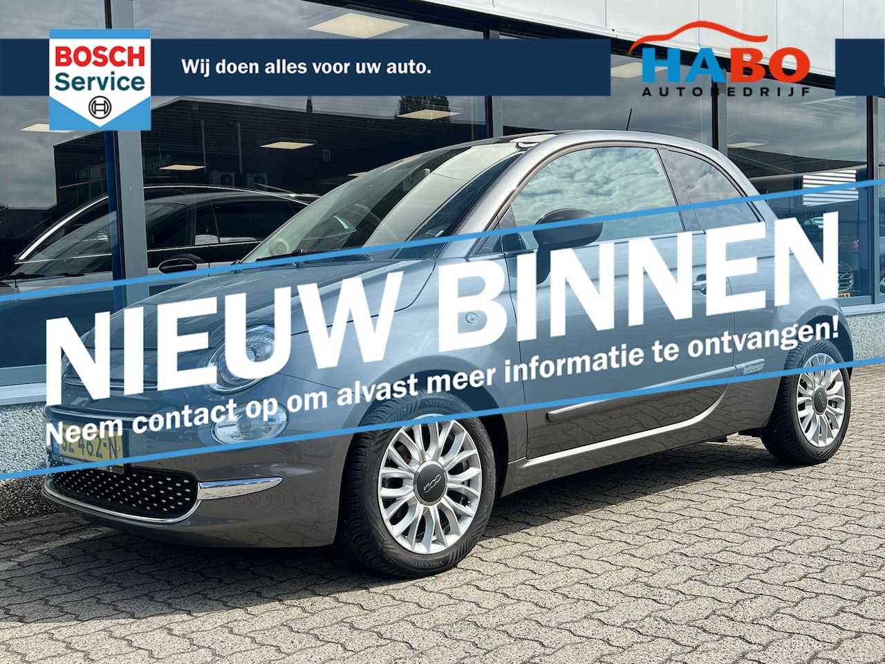 Fiat 500 - 0.9 TWINAIR TURBO LOUNGE ECC/CRUISE/NAV/PANO.DAK/REGEN.SENS/PARK.SENS - AutoWereld.nl