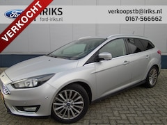 Ford Focus Wagon - 1.0 EcoBoost 125pk Titanium Trekhaak Navigatie 17 Inch