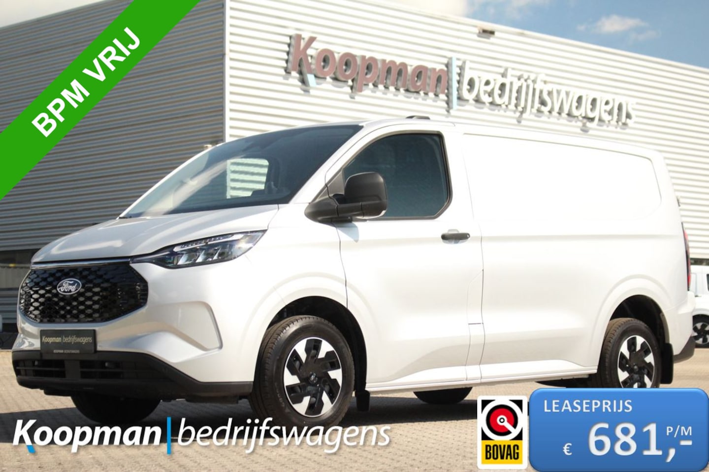 Ford Transit Custom - E-Transit 320 L1H1 Trend | 71 kWh | 160kW/218pk | Camera | Carplay/Android | Cruise | Leas - AutoWereld.nl