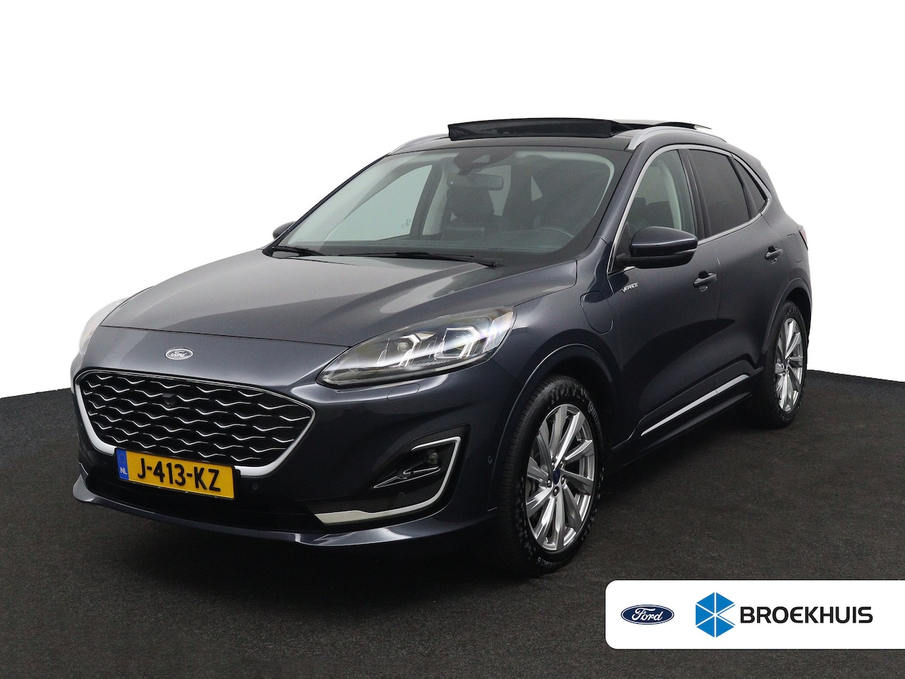 Ford Kuga - 2.5 PHEV Vignale | Leder | Panoramadak | B&O | Head-Up | Adaptive Cruise | LED | Winterpac - AutoWereld.nl