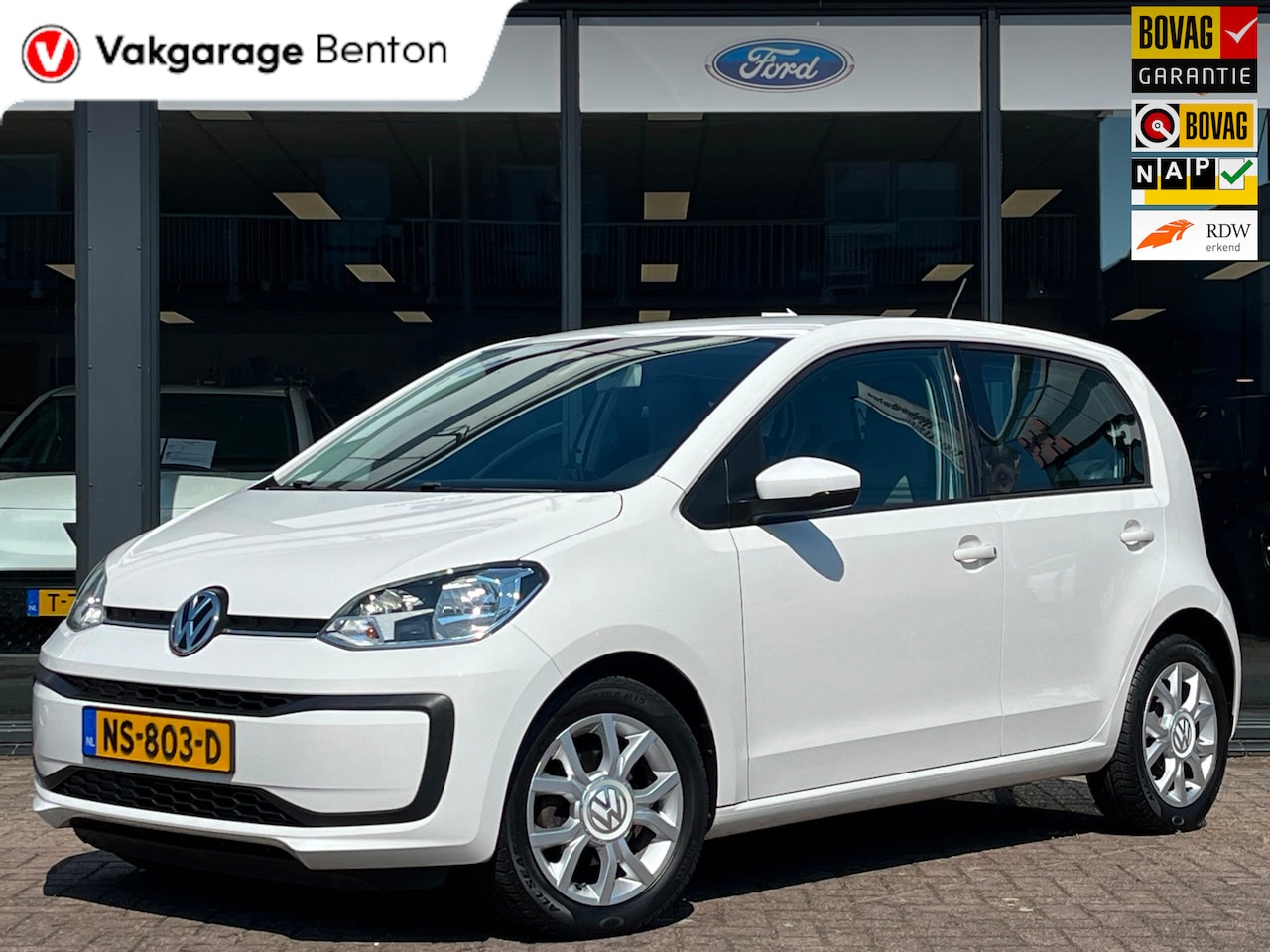 Volkswagen Up! - 1.0 60pk BMT move up! | Executive pakket | Airco | LM Velgen | All Season banden | Bluetoo - AutoWereld.nl