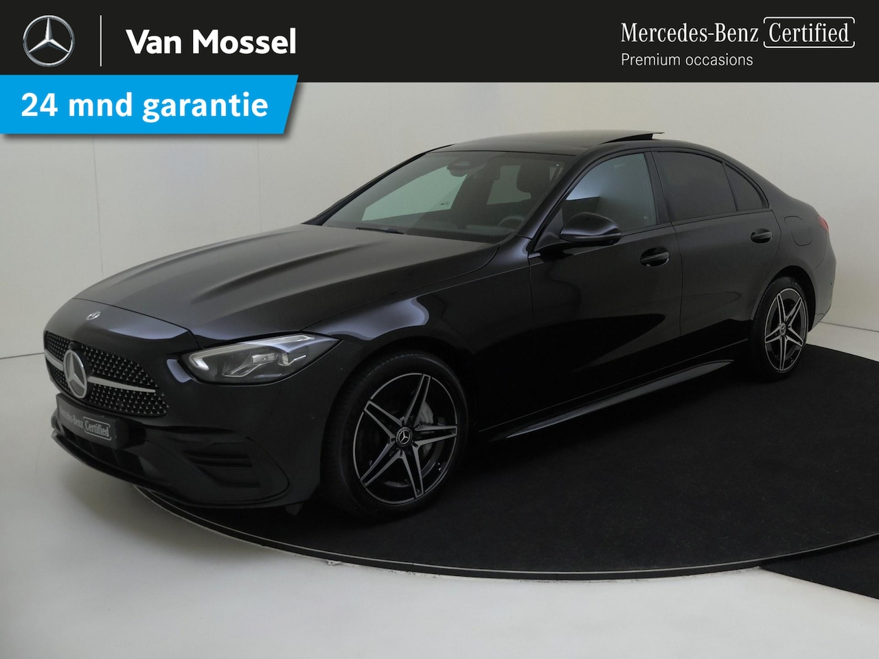 Mercedes-Benz C-klasse - 300 e AMG Line Panorama Dak / Memory / 360 Camera / Winterpakket / Nightpakket / Elektr. T - AutoWereld.nl