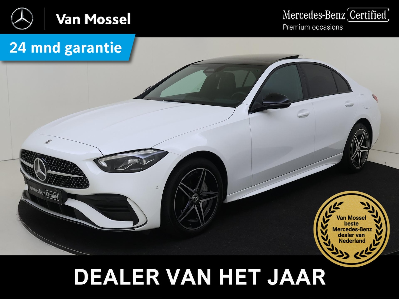 Mercedes-Benz C-klasse - 300 e AMG Line / Panoramadak/ Night/ Winter Pack/ - AutoWereld.nl