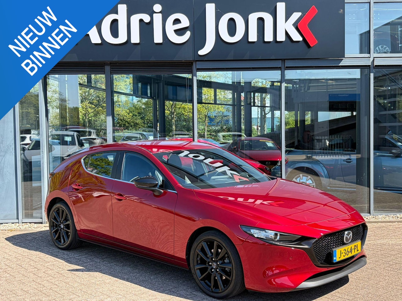 Mazda 3 - 2.0 e-SkyActiv-X M Hybrid 180 Comfort met Bose AUTOMAAT | LEDER | Bose Audio | A.CAMERA | - AutoWereld.nl