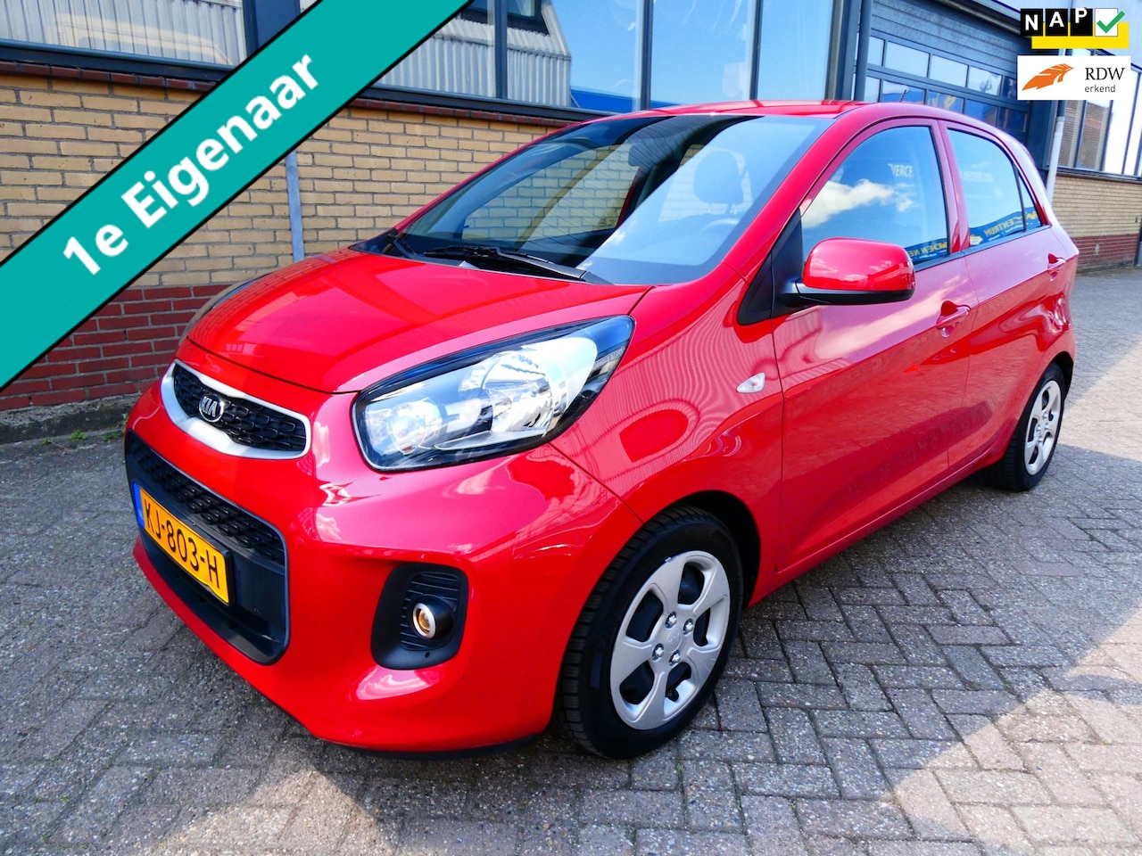 Kia Picanto - 1.0 CVVT 5-deurs Airco 1e eigenaar 48.000km. Hoge instap - AutoWereld.nl