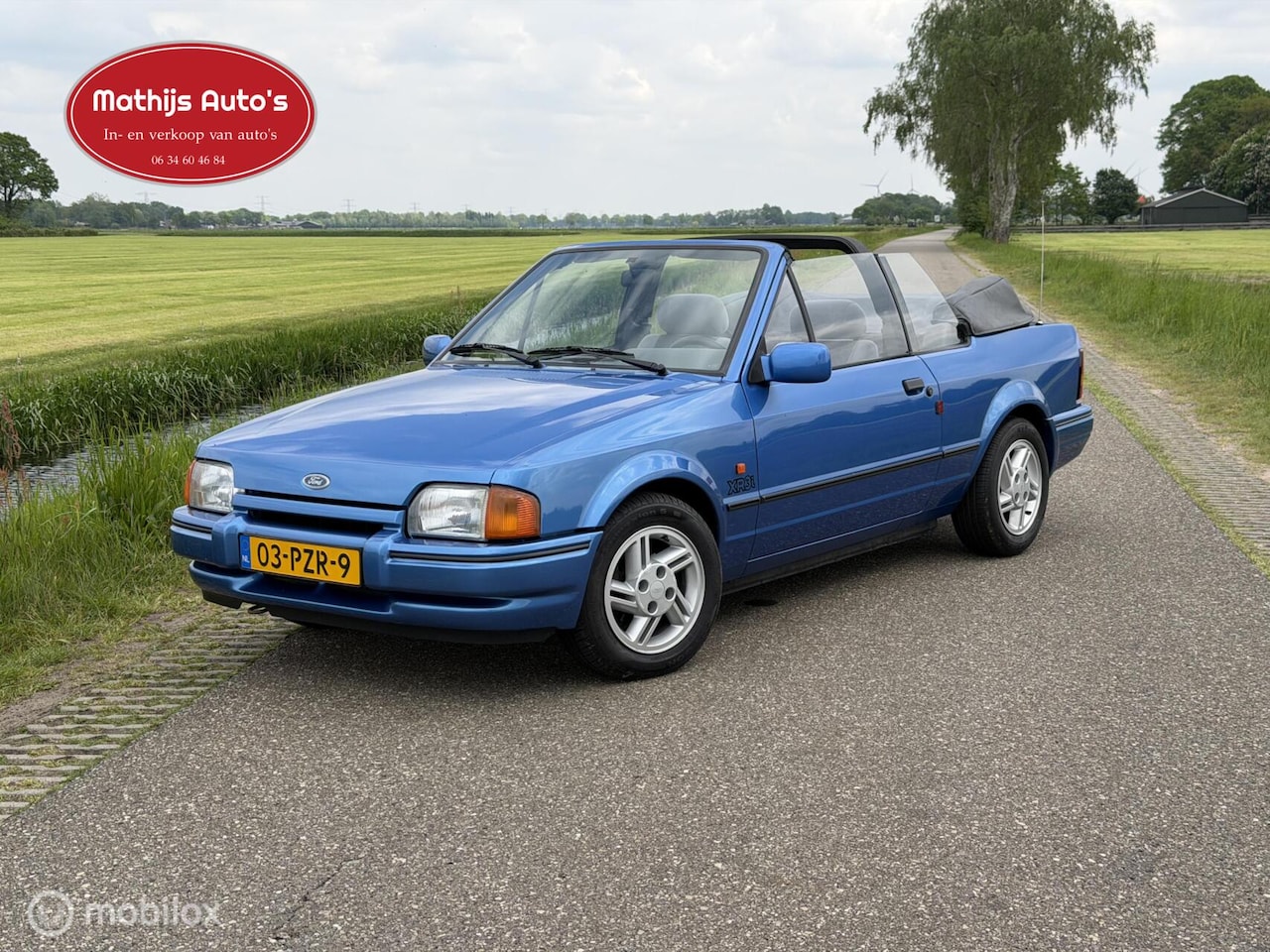 Ford Escort Cabrio - 1.6 XR3 Inj. Cabrio super frisse auto! - AutoWereld.nl