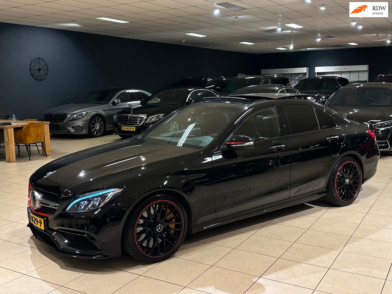 Mercedes-Benz C-klasse - AMG C63s EDITION 1|KERAMISCH|CARBON|HUD|ACC|ALLE OPTIES! - AutoWereld.nl
