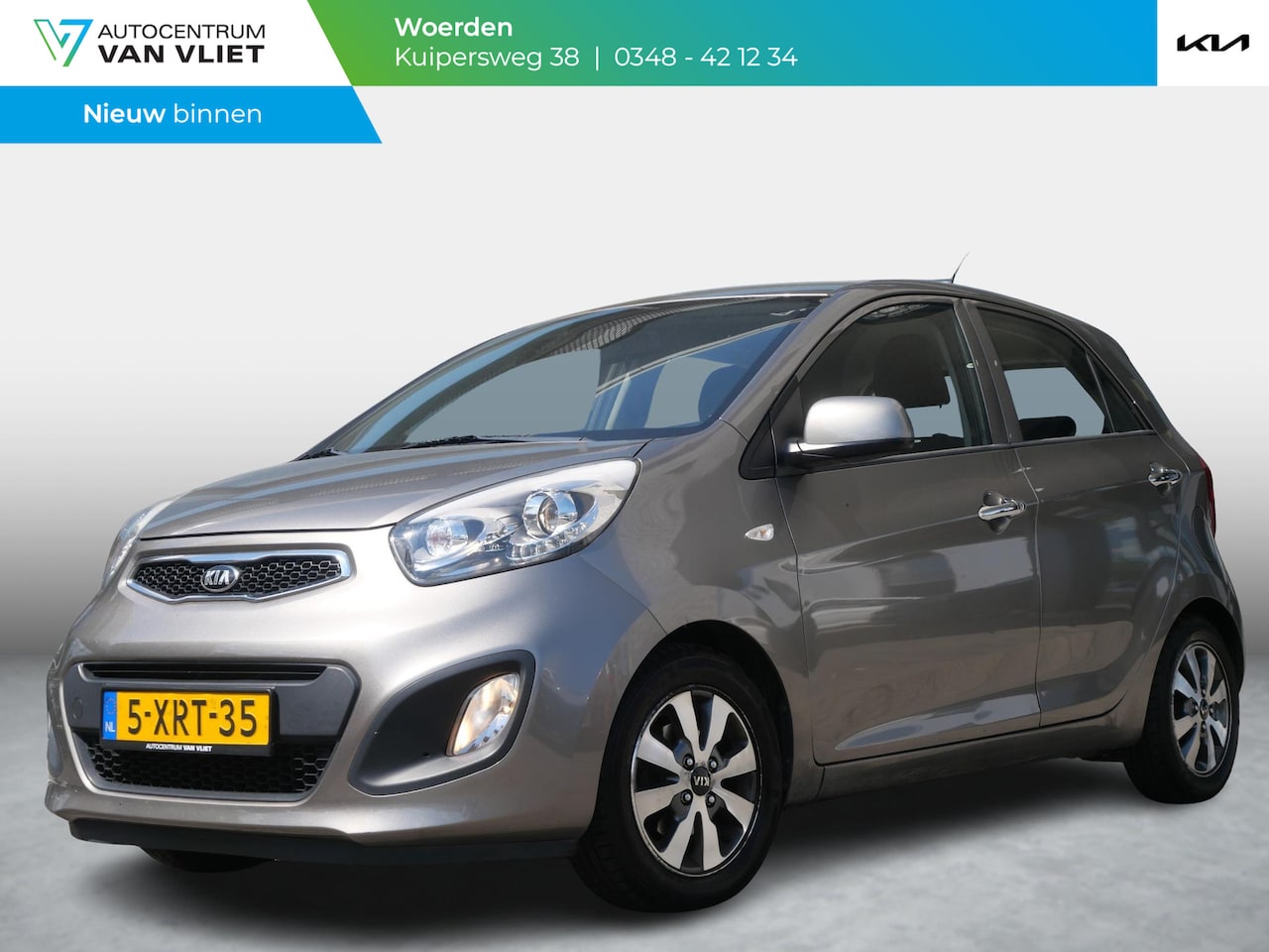 Kia Picanto - 1.0 CVVT BusinessLine | Navi | Airco | Elek. Ramen + spiegels | - AutoWereld.nl