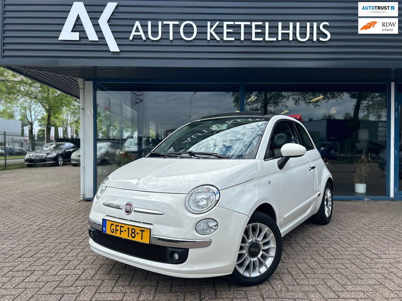 Fiat 500 C - 0.9 TwinAir Lounge|Cabrio|PDC|Airco|Keurige Auto - AutoWereld.nl